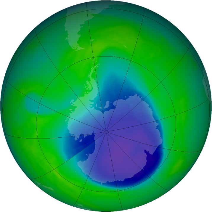 Ozone Map 2007-11-02